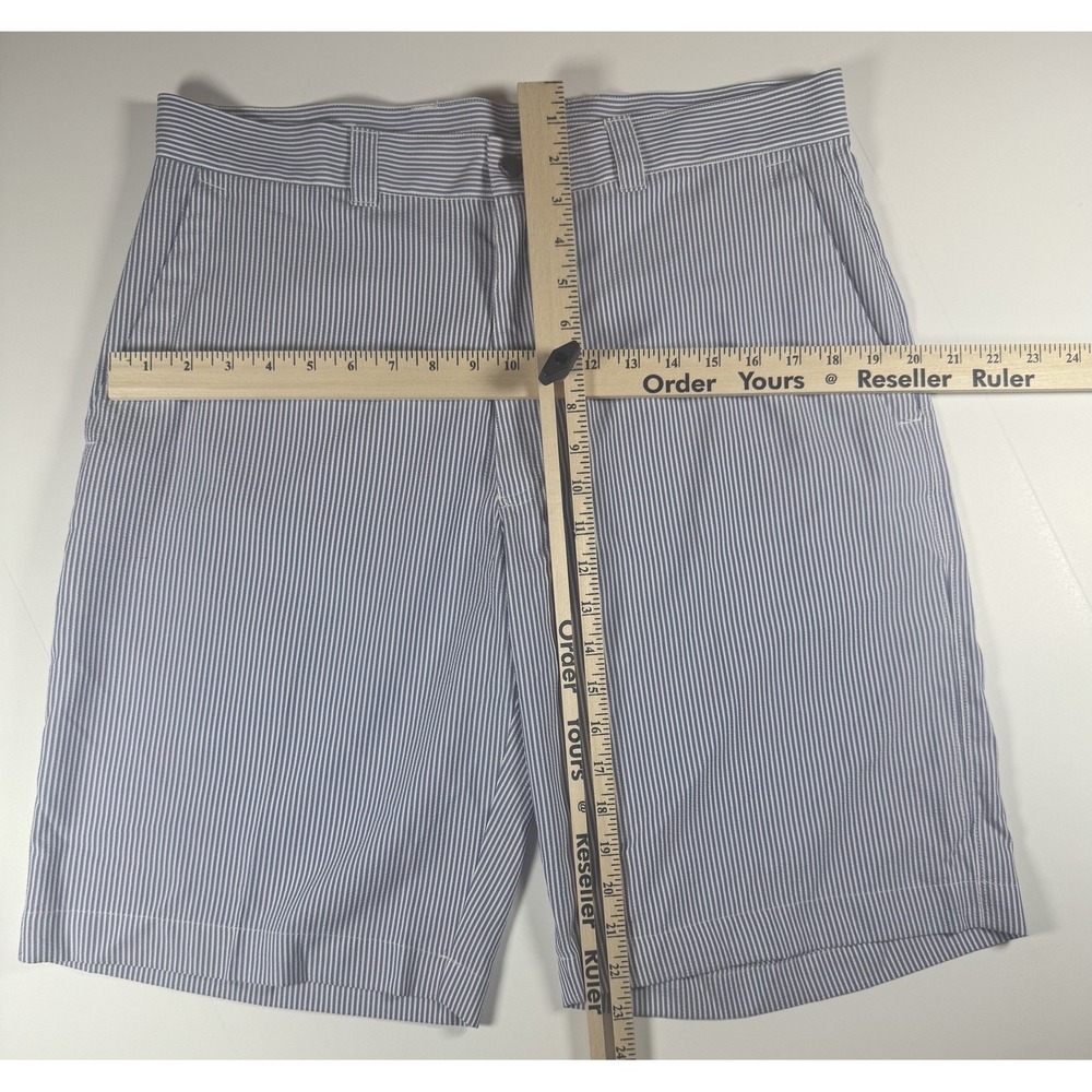 Callaway Shorts Mens 36 Blue White Striped‎ Golf Performance Lightweight Classic - Picture 4 of 8